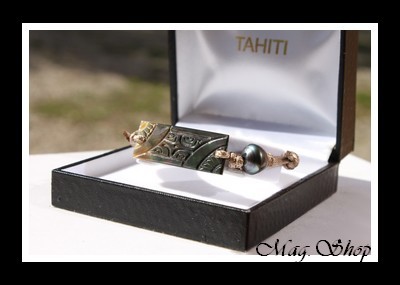 Tutava`e Marquisien Bracelet Nacre & Perle de Tahiti Modèle 3 MAG.SHOP